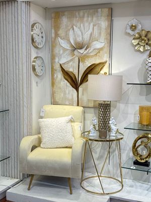 LÁMPARA DE MESA 39.5X39.5X73CM - 567-92008/1