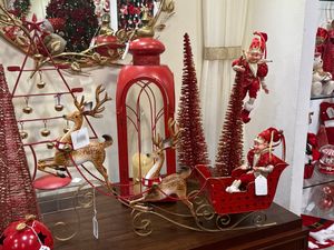 DECORAÇÃO DE TRENÓ COM VEADOS 8 - 201-4600147