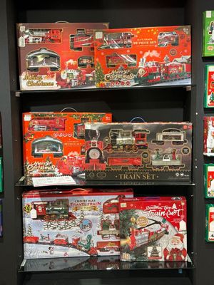 B/O XMAS TREE TRAINS WITH LIGHTMUSIC - 201-7800052