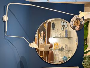 aluminum alloy framed mirror OD:120x120cm - 532-50111