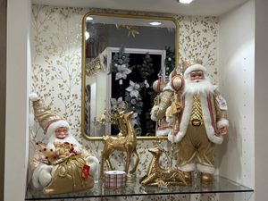 STANDING MUSICAL SANTA 71CMH PLASTIC HEADHANDS SANTA CLAUSE - 160-4504051
