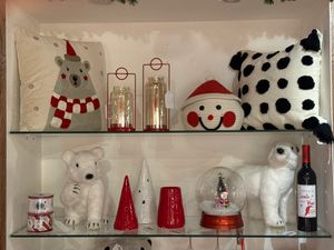 DECORAÇÃO DE URSO POLAR 18X30X32CM - 200-2400419