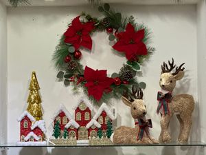 24 WREATH WPOINSETTIAELECTROPLATED BALL PVC PINEBERRYPINE CO - 140-3600049