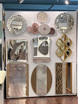 METAL WALL MIRROR - 449-8410002