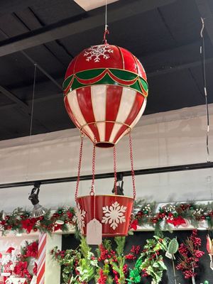 METAL HOT AIR BLOON DCOR - 201-4600101