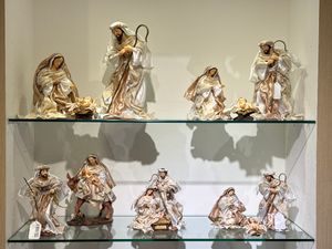 10" FABRIC HOLY FAMILY DCOR - 100-4900802