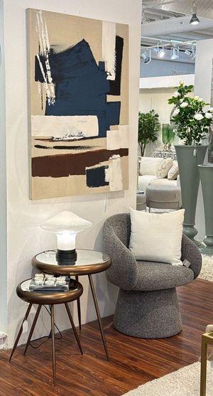 IRON / MIRROR ROUND TABLE - 448-5720175