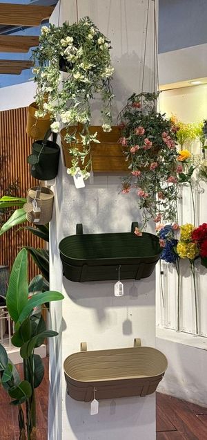 Verbena con pote 25X25X65CM - 592-301609