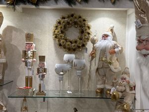 STANDING MUSICAL SANTA 71CMH PLASTIC HEADHANDS SANTA CLAUSE - 160-4503953